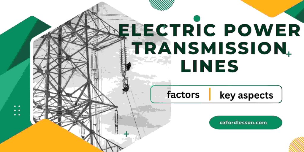 Electric power transmission lines